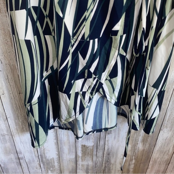 NWT Banana Republic Geometric Wrap Dress - Picture 4 of 8